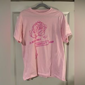 Taylor Swift Cornelia Street Lover Pink Shirt Large